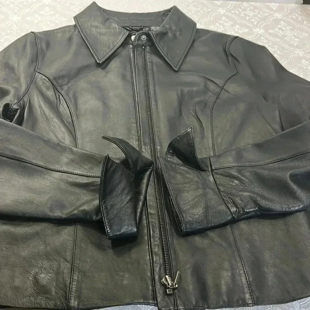 Attention leather jacket L - Picture 9 of 16